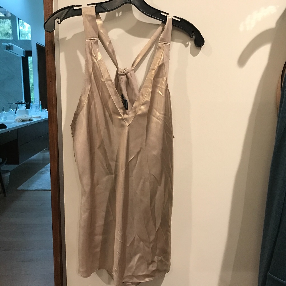 Satin halter top